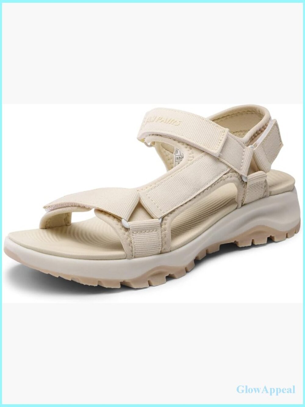 Lightweight Athletic Quick-Dry Water Sandals Hook & Loop Straps